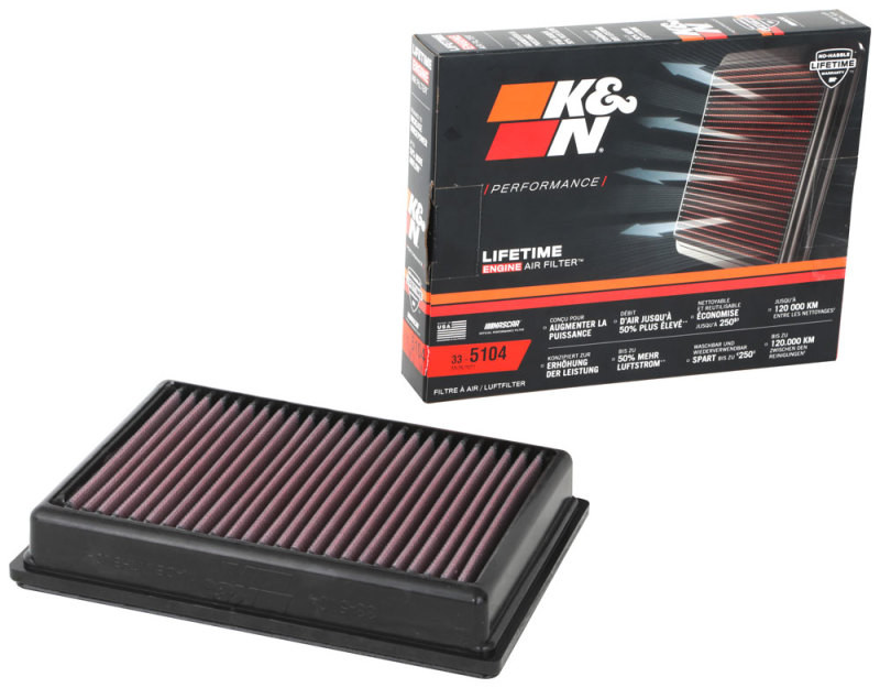 K&N 19-21 Ford Transit Connect L4-2.0L F/I Replacement Drop In Air Filter - 33-5104