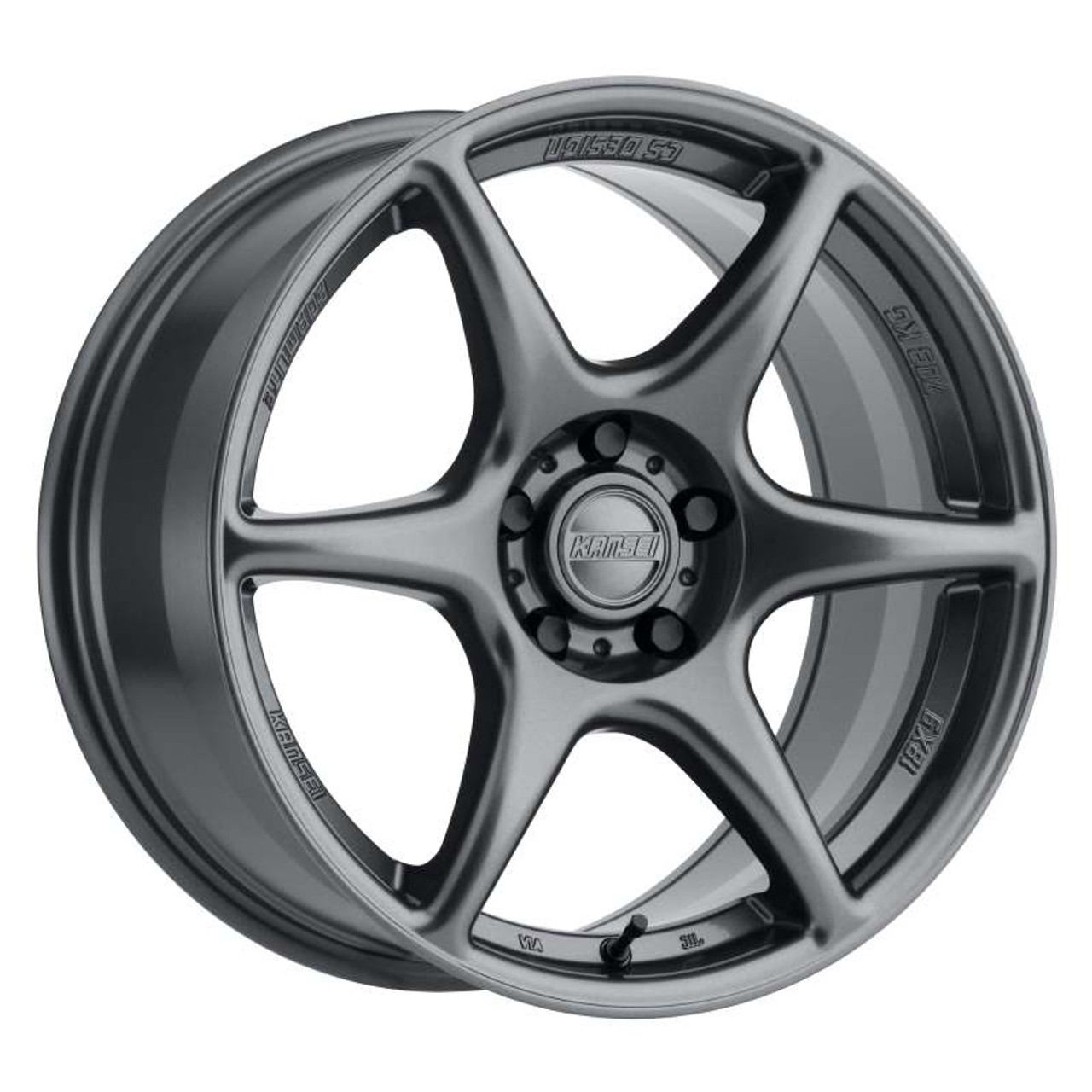 Kansei K11G Tandem 18x8.5in / 5x112 BP / 35mm Offset / 66.56mm Bore - Gunmetal Wheel - K11G-188517+35