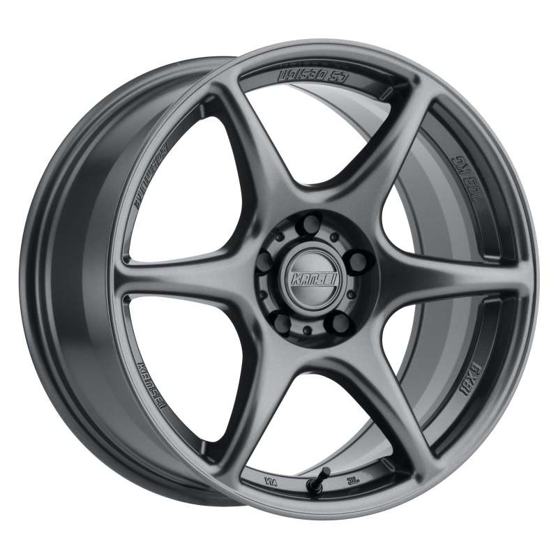 Kansei K11G Tandem 18x8.5in / 5x108 BP / 35mm Offset / 63.4mm Bore - Gunmetal Wheel - K11G-188523+35