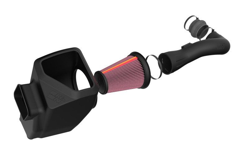 K&N 09-12 V8 GM 1500 Performance Air Intake System - 50-3070