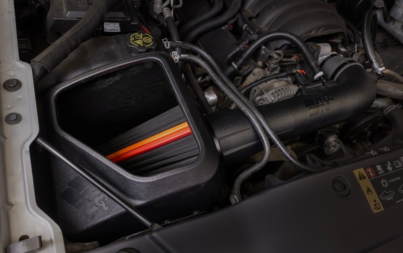 K&N 14-20 Chevrolet Silverado/GMC 1500 1500 V8 5.3L/6.2L F/L NextGen DryFlow - 50-3082D Photo - Mounted