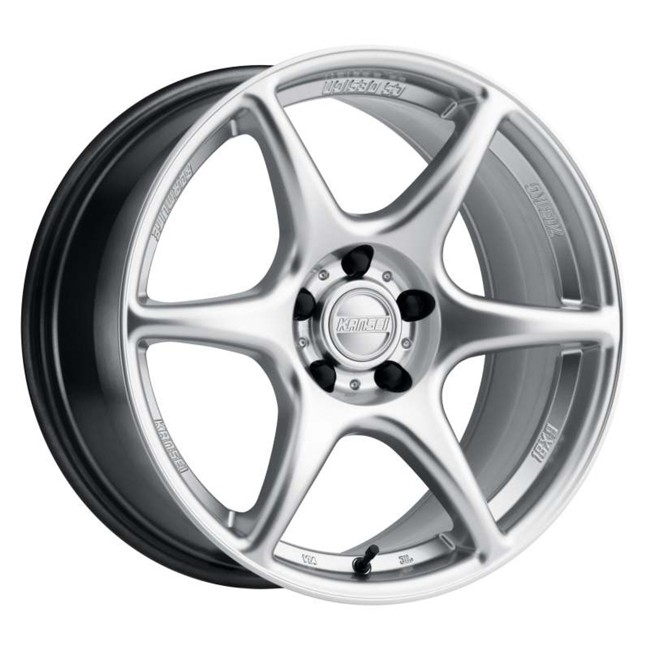 Kansei K11S Tandem 19x10.5in / 5x114.3 BP / 12mm Offset / 73.1mm Bore - Hyper Silver Wheel - K11S-191512+12
