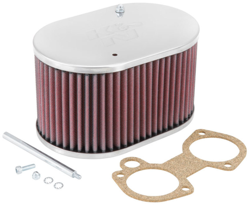 K&N Custom Racing Air Filter Bolt-On for Single or Two Barrel Carburetors - 56-9107
