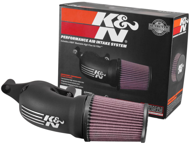 K&N 17-18 Harley Davidson Touring Models Performance Air Intake System - 57-1139
