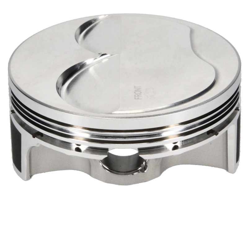 JE Pistons GM LS 4.080in Bore .015 LS3 Oversize 7.1cc Asymmetrical FSR Dome Pistons - Set of 8 - 324016