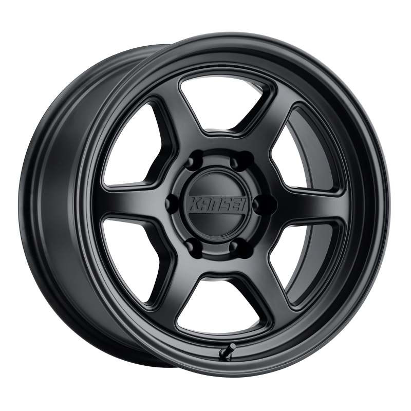 Kansei K14MB Roku 17x8.5in / 6x135 BP / 0mm Offset / 87.1mm Bore - Matte Black Wheel - K14MB-78565-00