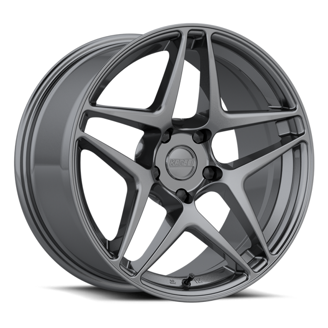 Kansei K15G Astro 19x9.5in / 5x120 BP / 35mm Offset / 72.56mm Bore - Gunmetal Wheel - K15G-199518+35