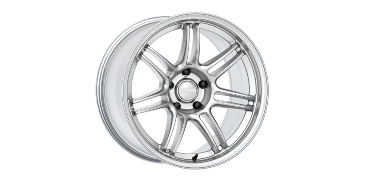 Kansai Seven - 19x9.5 / 5x120 / +22ET - Hyper Silver - K17H-199518+22