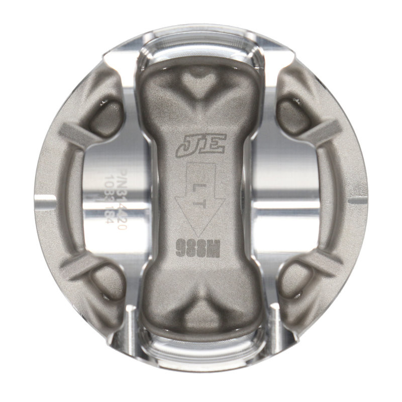 JE Pistons 18+ Ford Coyote Gen 3 3.661in Bore 12.0:1 CR 7.0cc Dome Pistons - Set of 8 - 353906