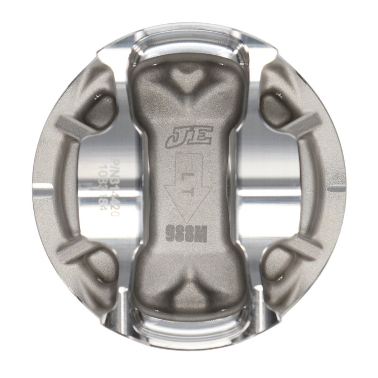 JE Pistons Gen 3 Coyote 5.0L 3.701in Bore 12:1 CR 5.86cc Dome Pistons - Set of 8 Pistons - 353907
