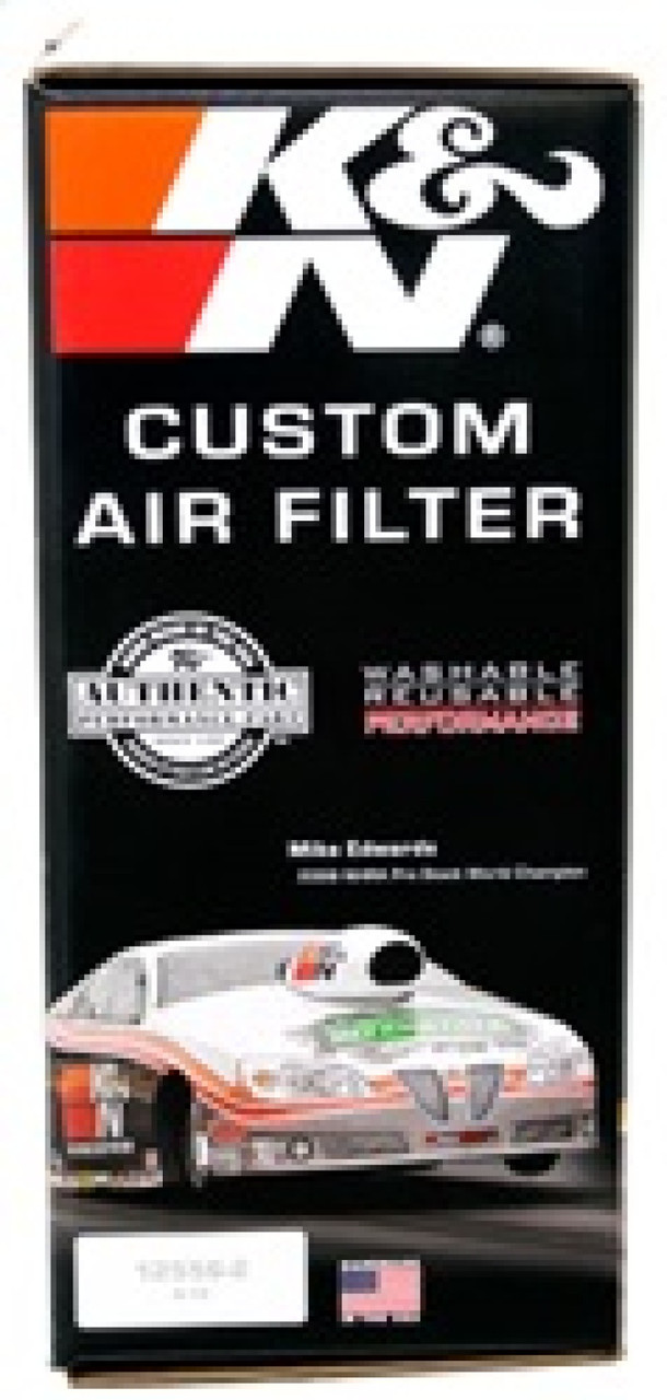 K&N 5 1/8in Flange 11in OD 3 1/4in Height w/ Vent Custom Air Cleaner Assembly - 60-1170