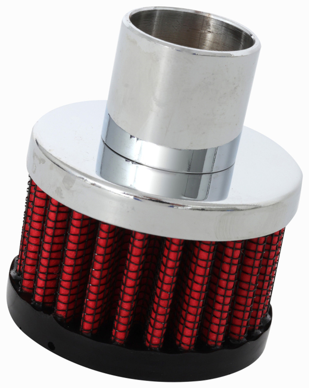 K&N Steel Base Crankcase Vent Filter/Breather 1in Vent OD x 2in OD x 1.5in Height - 62-1040