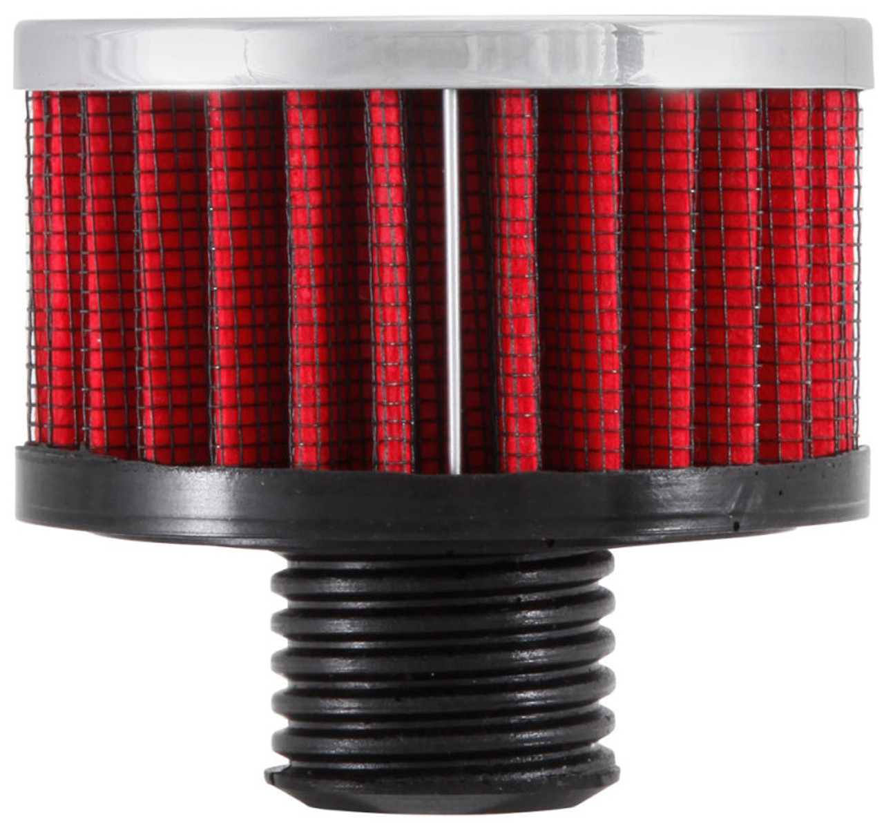 K&N .5in Flange ID x 3in OD x 3.25in H Rubber Base Crankcase Vent Filter - 62-1495