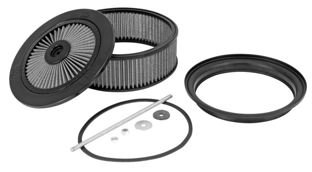 K&N X-Stream Top Assembly 9n OD 7.313in Neck Flange 3in H - 66-3330R