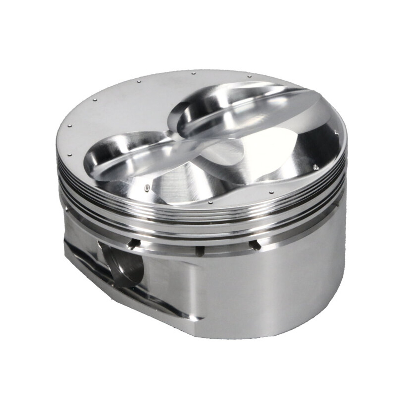 JE Pistons Chevrolet Small Block 4.155in Bore 1.335in CH 14.50CC Dome Piston Kit (Set of 8) - 378096