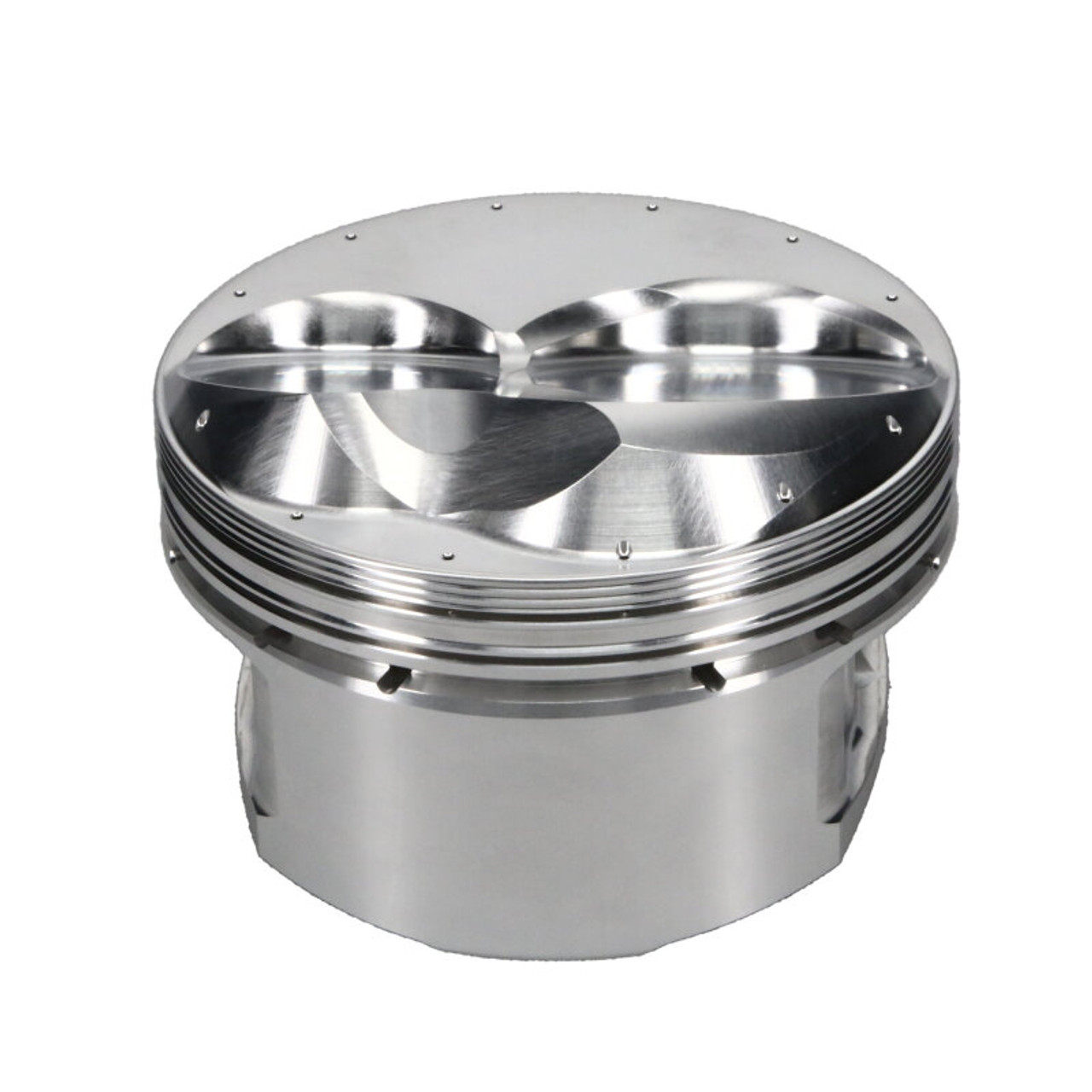 JE Pistons Chevrolet Small Block 4.155in Bore 1.335in CH 14.50CC Dome Piston Kit (Set of 8) - 378096