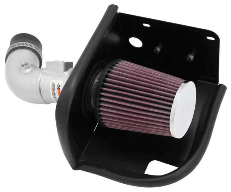K&N 11-12 Ford Fiesta 1.6L L4 Silver Typhoon Performance Intake - 69-3530TS