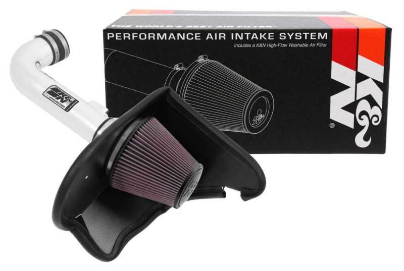 K&N 16-17 Chevy Camaro 3.6L Silver Typhoon Short Ram Intake - 69-4535TP