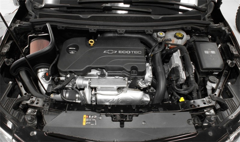 K&N 17-18 Chevy Cruze 1.4L Turbo Silver Typhoon Short Ram Intake - 69-4537TS