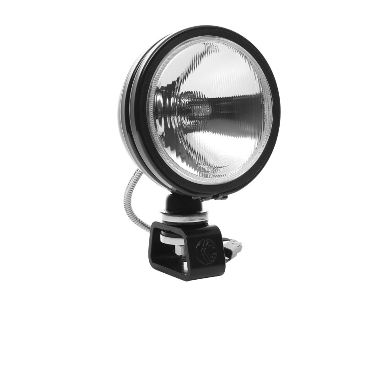 KC HiLiTES Daylighter 6in. Halogen Light 100w Spread Beam (Single) - Black SS - 1234