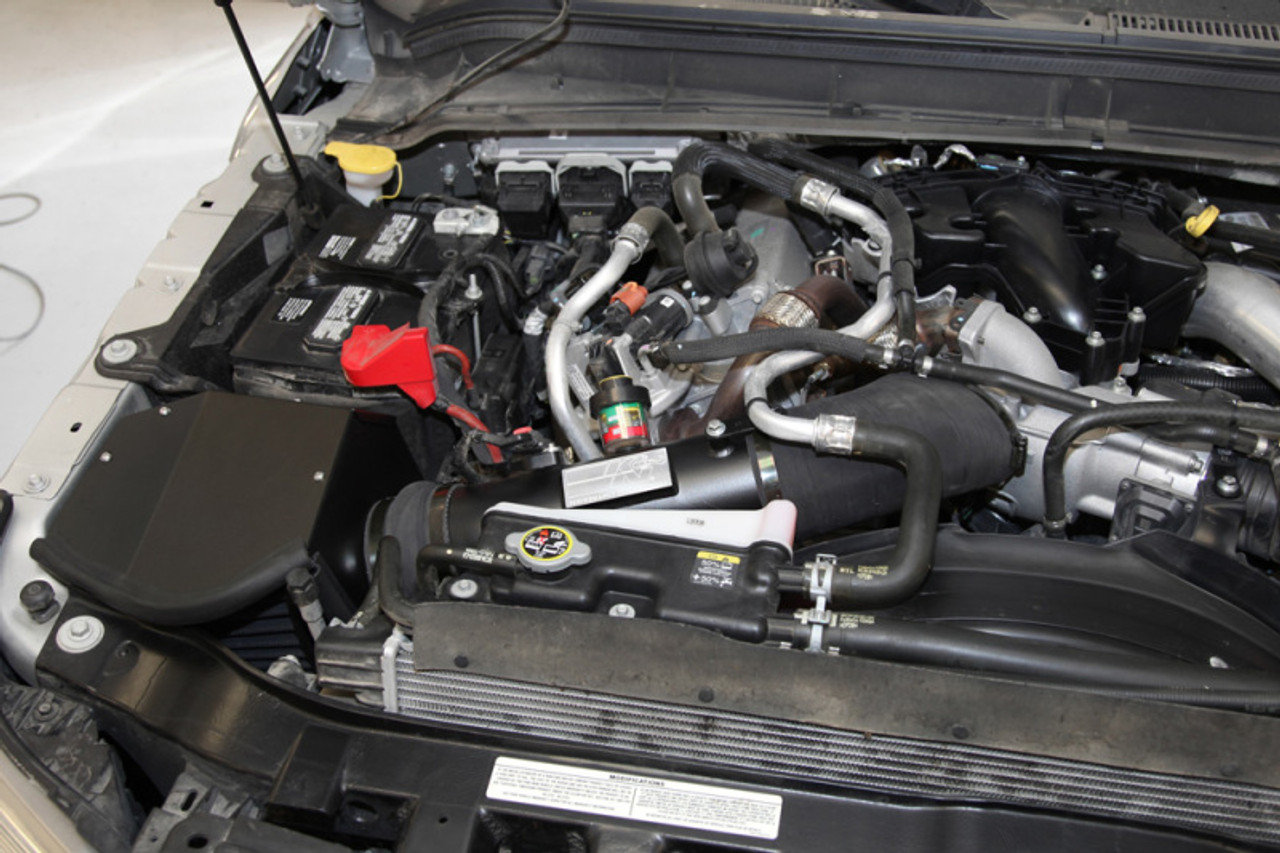 K&N 11-13 Ford F250/F350/F450/F550 Super Duty 6.7L V8 DSL Black Performance Intake Kit - 71-2582