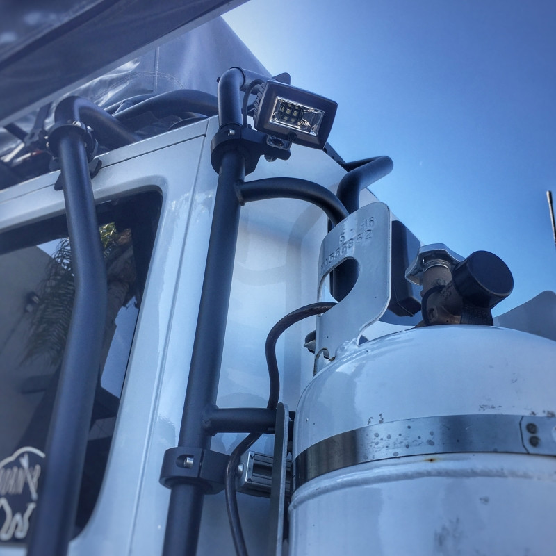 KC HiLiTES C-Series C2 LED 2in. Backup Area Flood Light 20w (Single) - Black - 1519