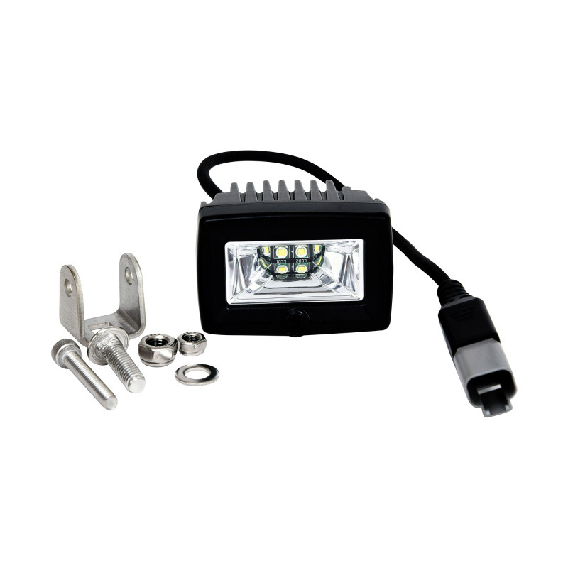 KC HiLiTES C-Series C2 LED 2in. Backup Area Flood Light 20w (Single) - Black - 1519