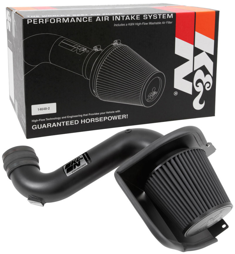 K&N 07-10 GMC Sierra 2500/3500 6.6L V8 Blackhawk Performance Intake Kit - 71-3066