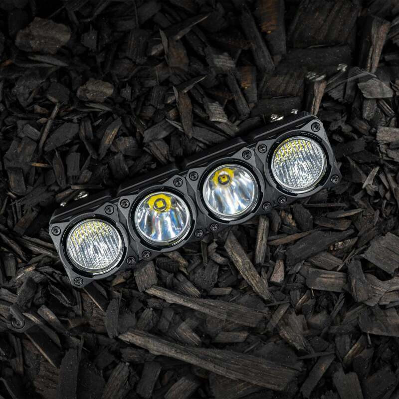 KC HiLiTES FLEX ERA LED Light Bar Bezel Kit for 10in. Segments - Gloss Black - 30581