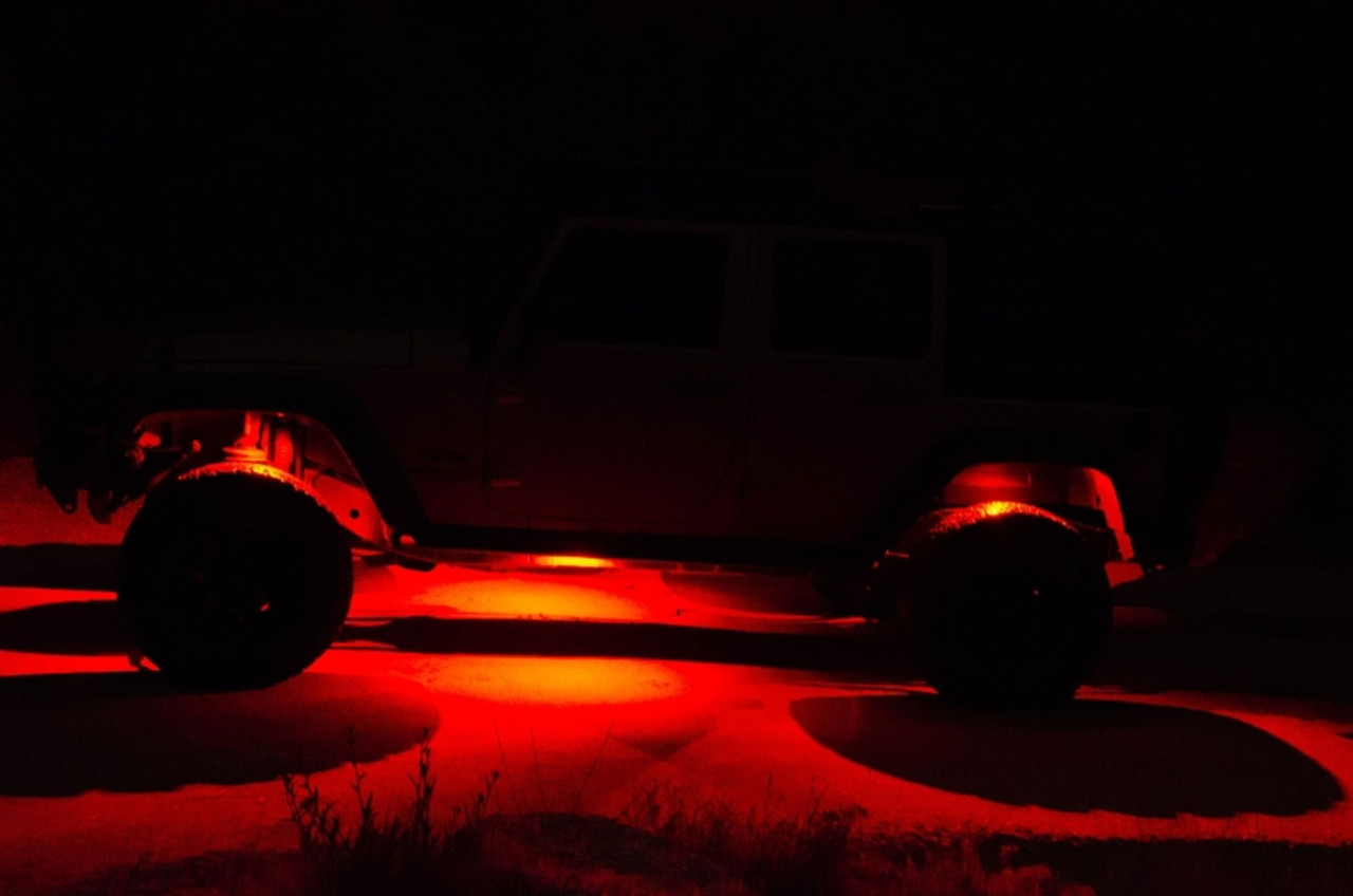 KC HiLiTES C-Series RGB LED Rock Light Kit (Incl. Wiring) - Set of 6 - 339