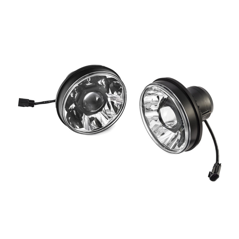 KC HiLiTES 18-20 Jeep JL/JT 7in. Gravity LED Pro DOT Approved Replac. Headlight (Pair Pack Sys) - 42342