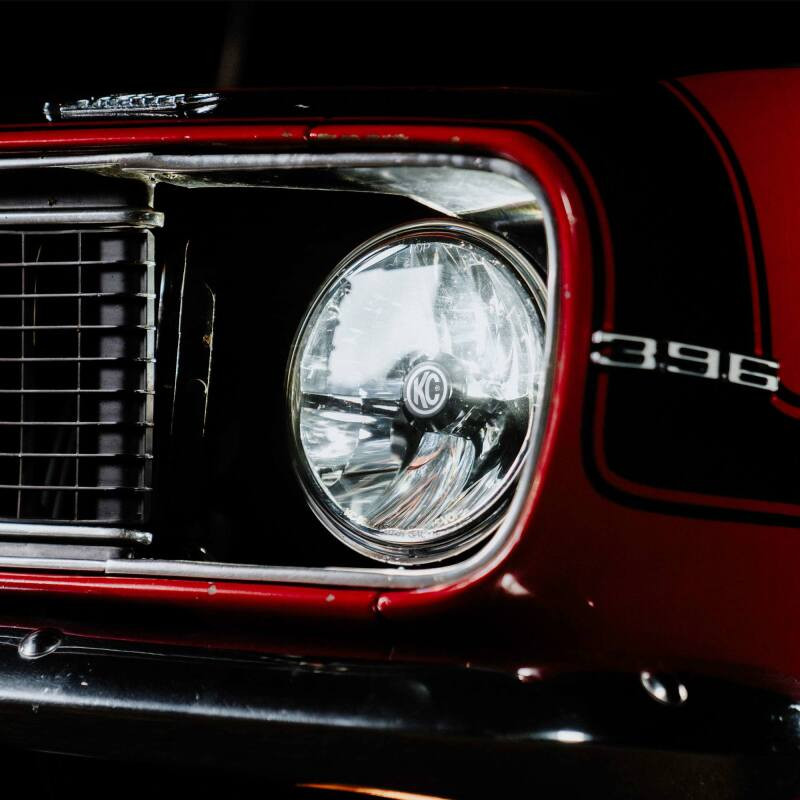 KC HiLiTES 97-06 Jeep TJ/Univ. 7in. Gravity LED H4 DOT Approved Replac. Headlight (Pair Pack System) - 42361