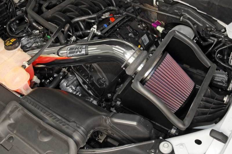 K&N 15 Ford F150 5.0L V8 F/I High Flow Performance Intake Kit - 77-2591KP