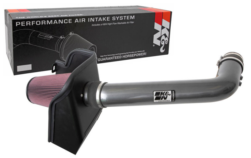 K&N 2020 Ford F250/350 6.2L V8 High Flow Performance Intake Kit - 77-2593KC