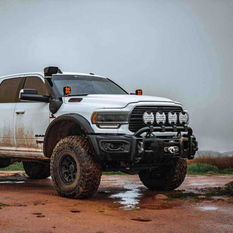 KC HiLiTES SlimLite 8in. LED Light Shield (Shield Only) - Clear - 5207