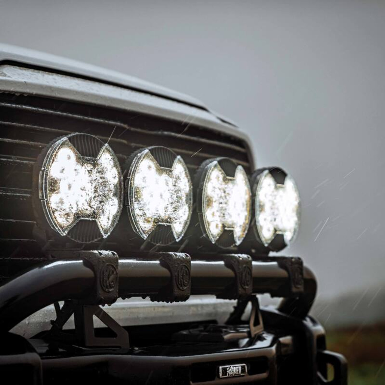 KC HiLiTES SlimLite 8in. LED Light Shield (Shield Only) - Clear - 5207