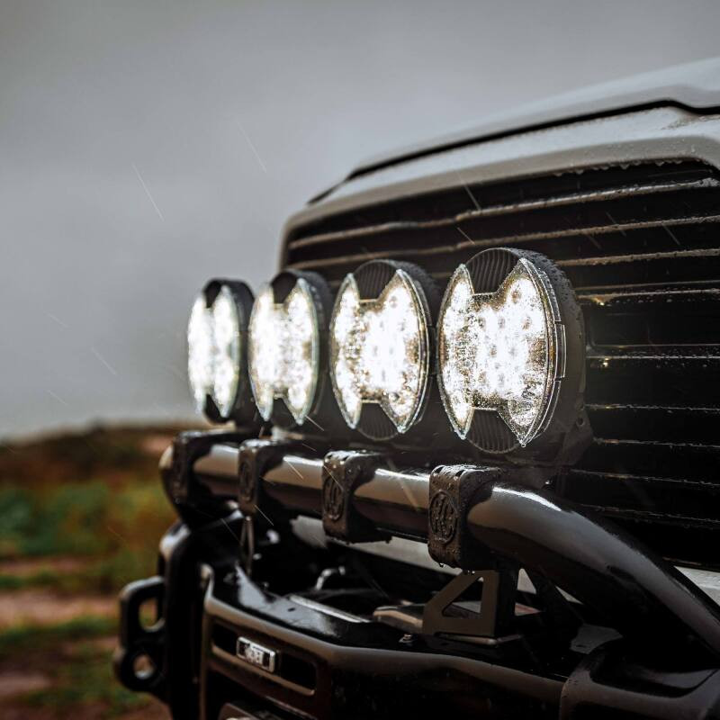 KC HiLiTES SlimLite 8in. LED Light Shield (Shield Only) - Clear - 5207