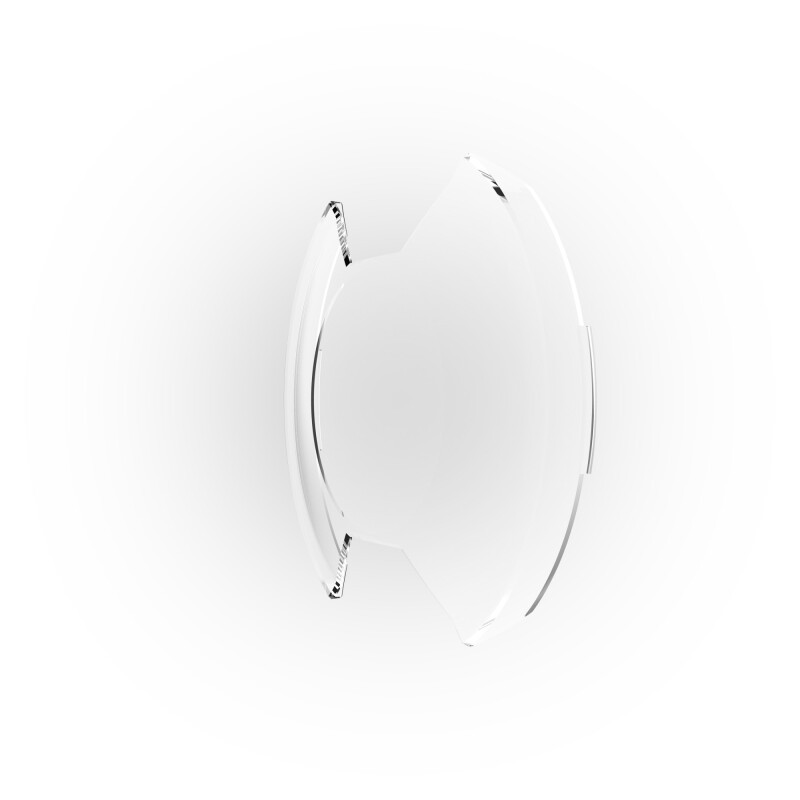 KC HiLiTES SlimLite 8in. LED Light Shield (Shield Only) - Clear - 5207