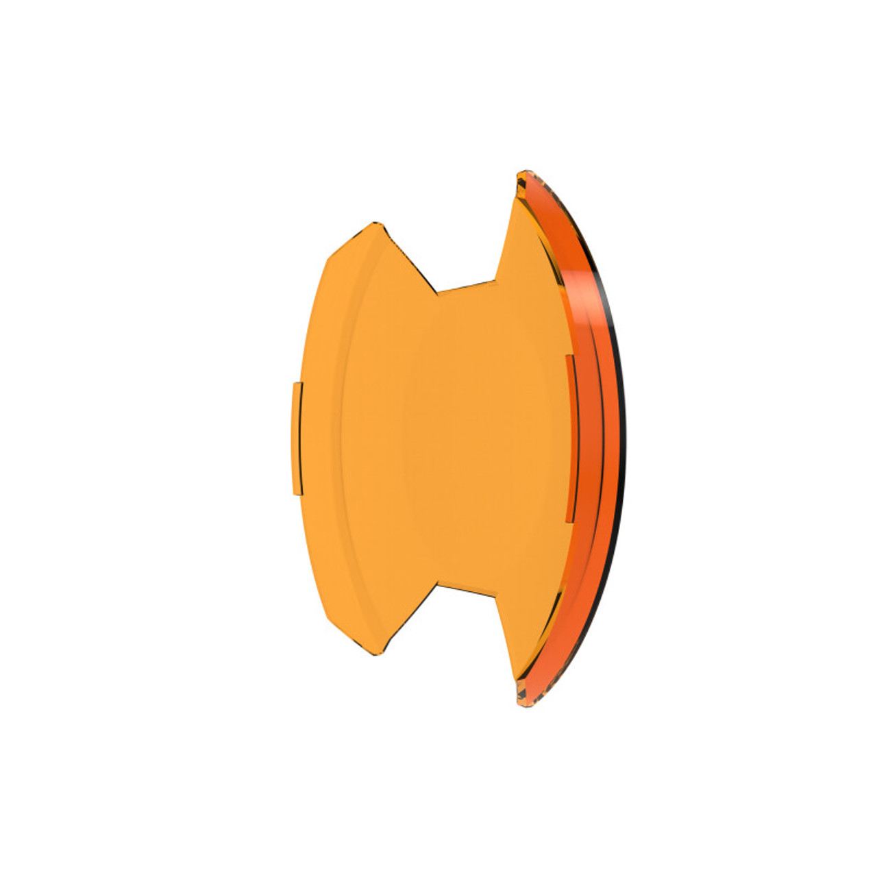 KC HiLiTES SlimLite 8in. LED Light Shield (Shield Only) - Amber - 5208