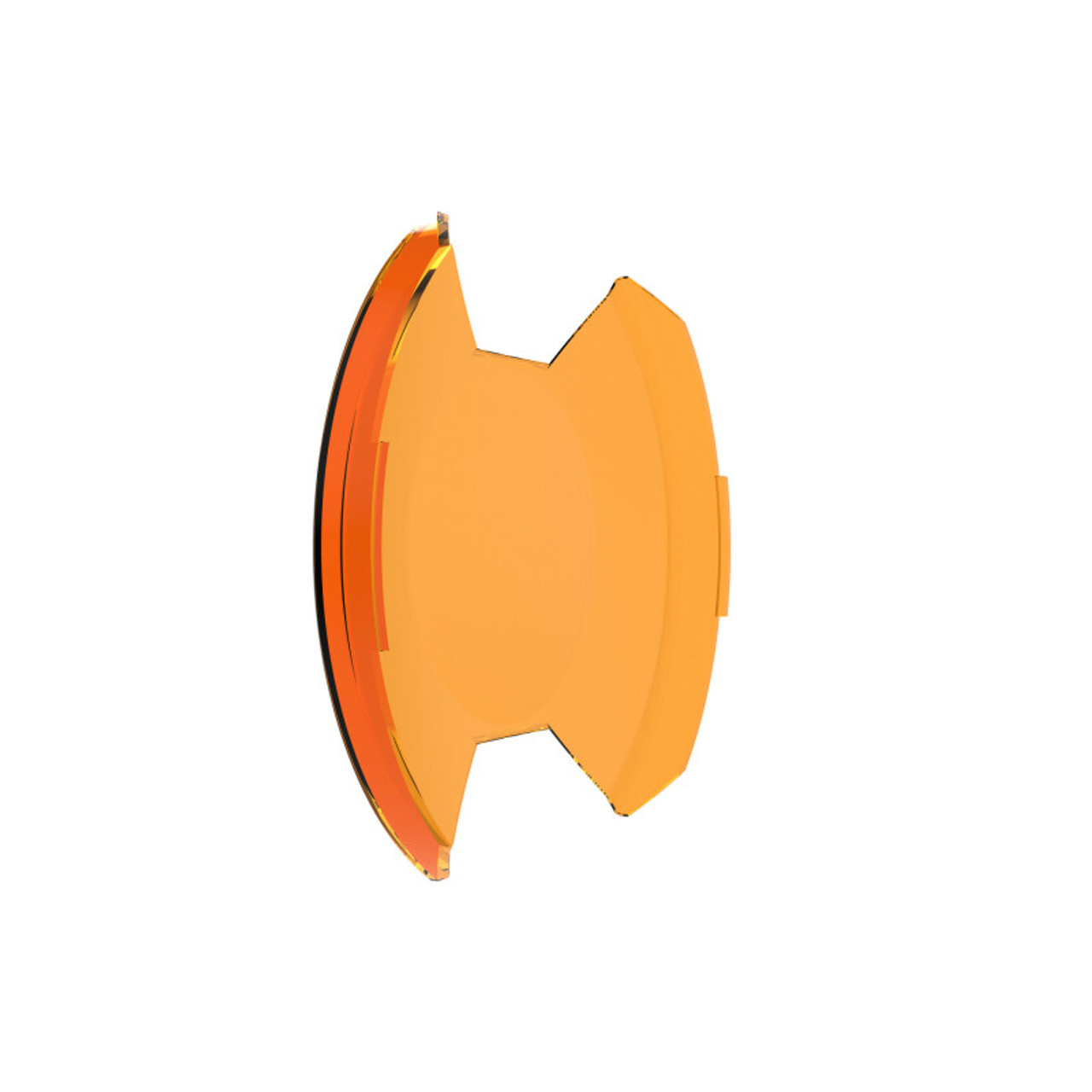 KC HiLiTES SlimLite 8in. LED Light Shield (Shield Only) - Amber - 5208