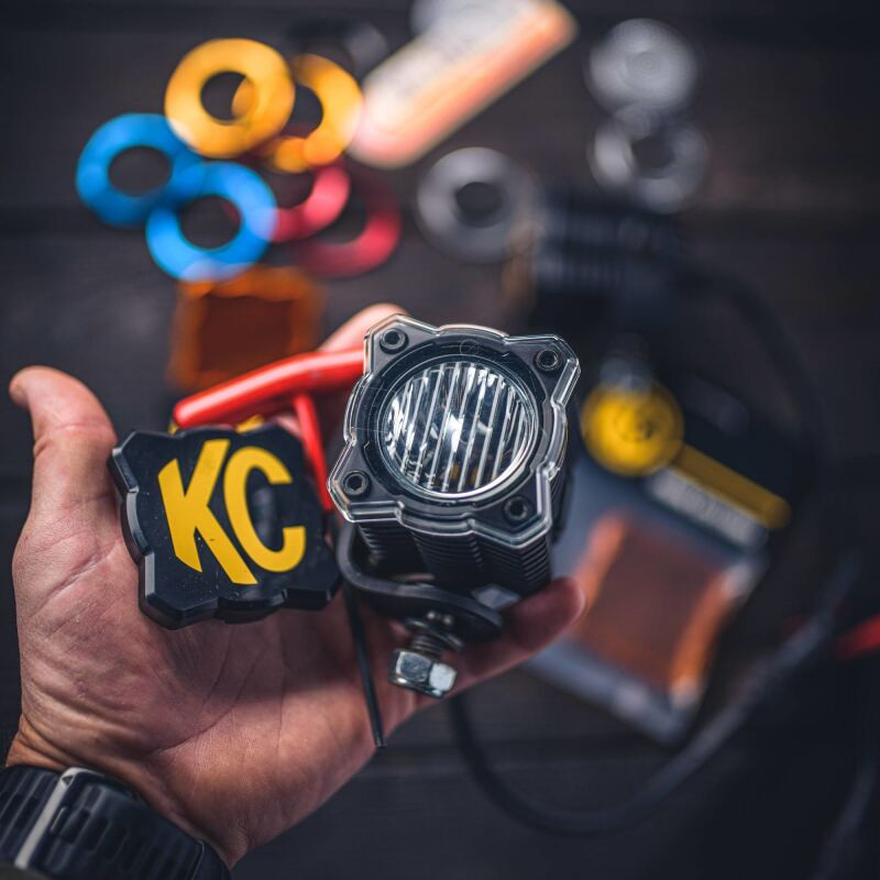 KC HiLiTES FLEX ERA 1 Single Light Shield ONLY (Clear) - 5329