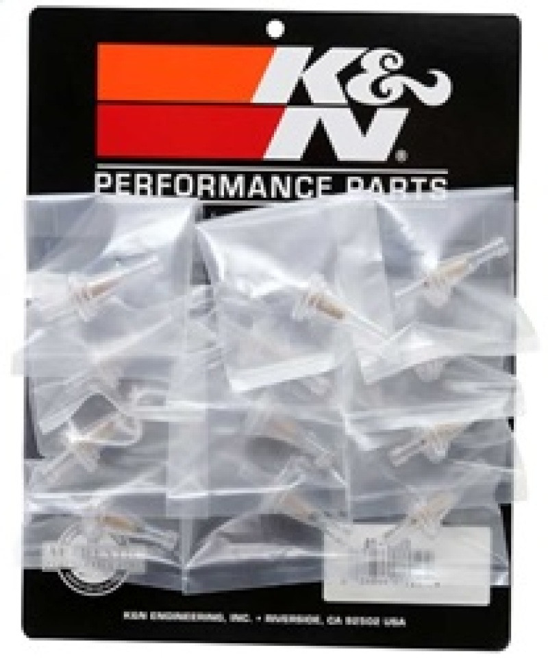 K&N 0.25in Flange 2.15in Length 1in OD Sintered Porous Bronze Fuel Filter (Set of 12) - 81-0220