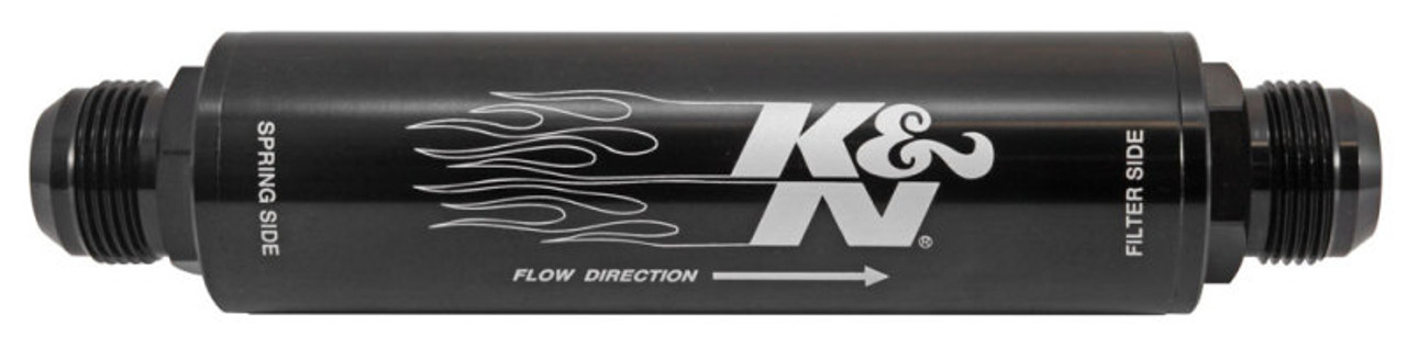K&N 2in OD x 9in L 16AN 74 Micron In-Line Fuel/Oil Filter - 81-1012