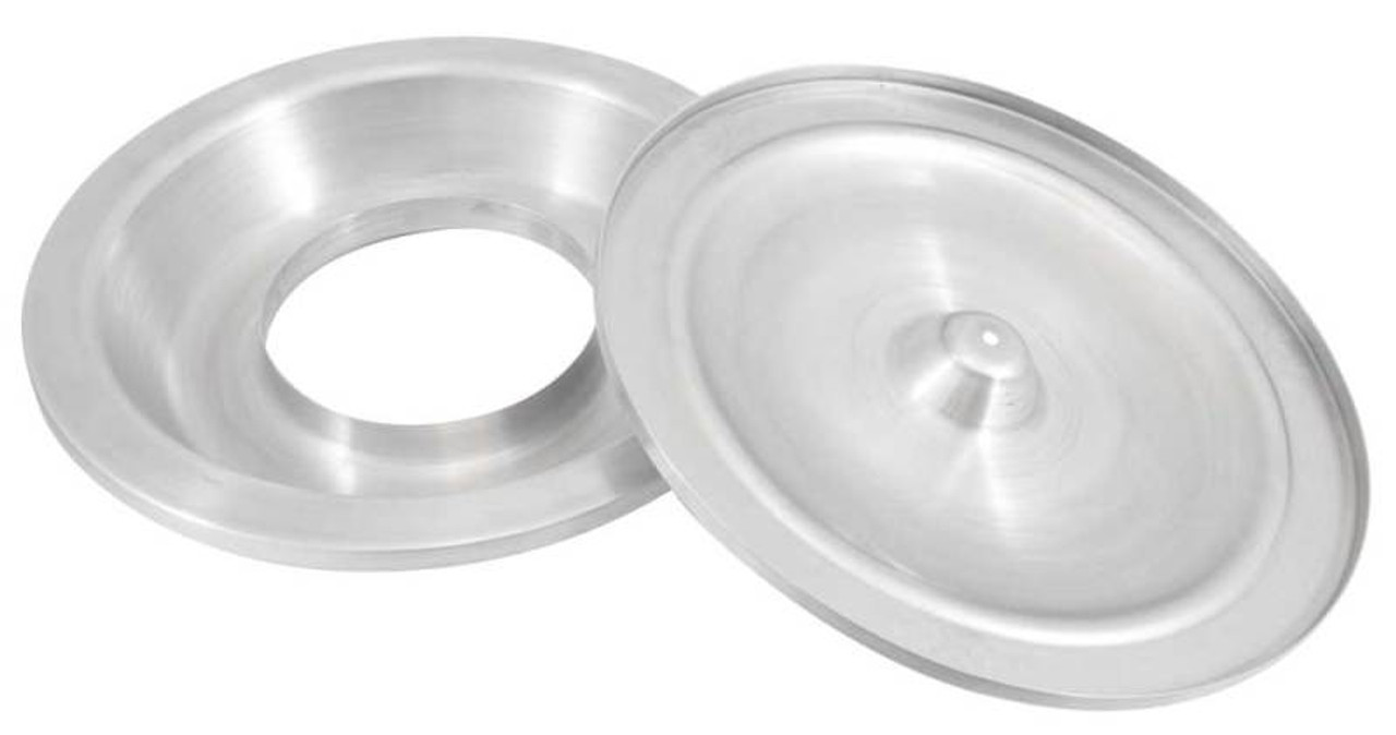 K&N 16in Spun Aluminum Top & Bottom Plate - 85-6852