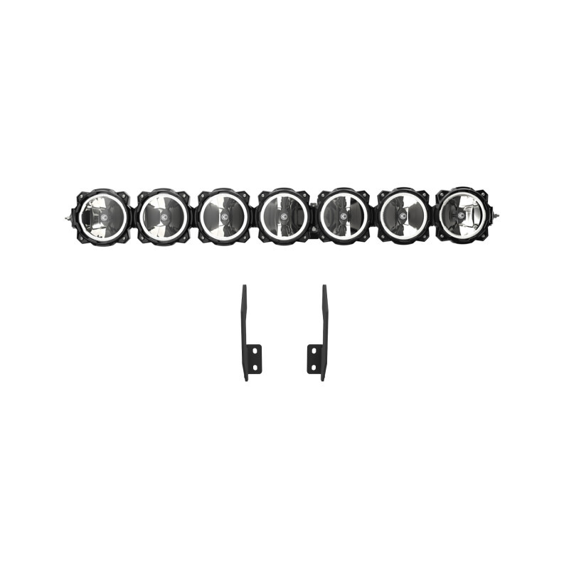 KC HiLiTES 11-16 Ford Super Duty Gravity LED Pro6 7-Light Bar Kit - Front Bumper - 91344