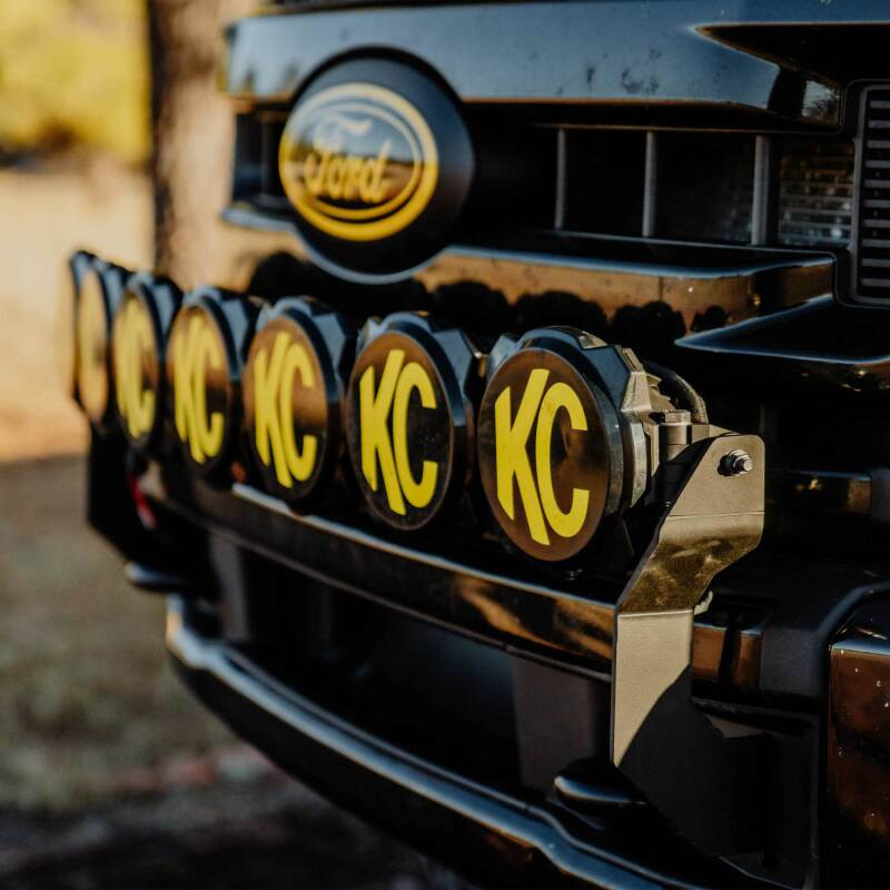 KC HiLiTES 2017+ Ford Super Duty Gravity LED Pro6 7-Light Bar Kit - Front Bumper - 91346