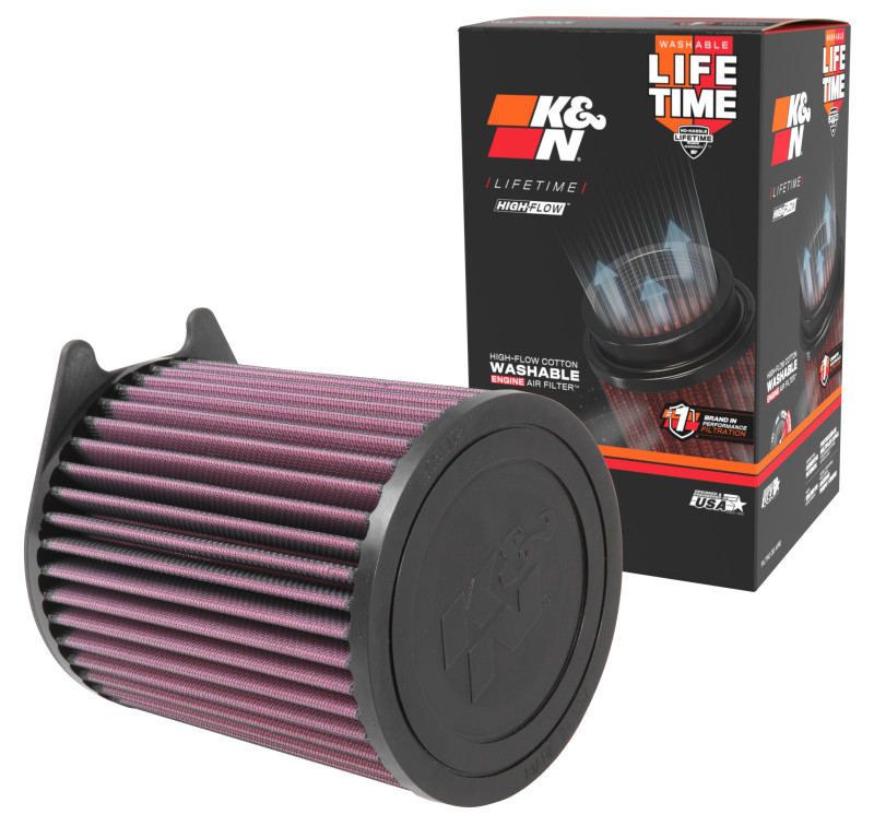 K&N Replacement Round Straight Air Filter for 14-15 Mercedes Benz A45/CLA45/GLA45 AMG 2.0L - E-0661