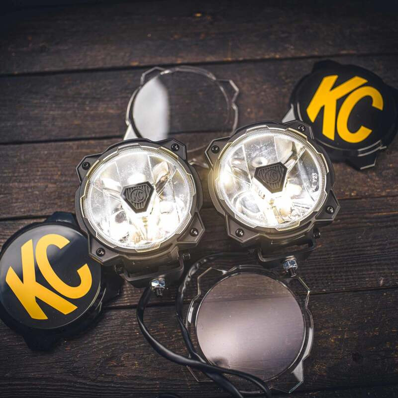 KC HiLiTES Gravity Titan LED 6in. - Single Light (Wide-40 Beam) - 91402