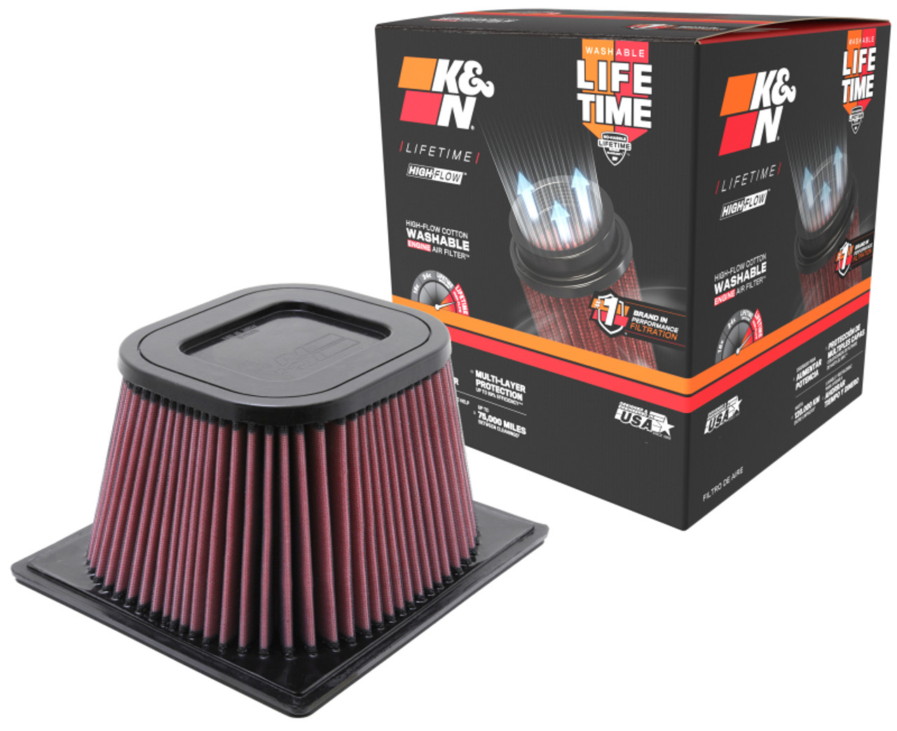 K&N 03-05 Dodge Pick Up 5.9L-L6 Drop In Air Filter - E-0776