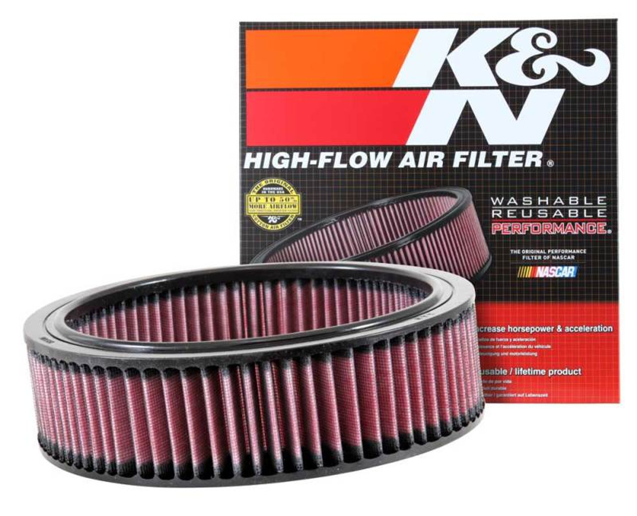K&N Replacement Air Filter AMC-JEEP,CHRYLSLER,DODGE,PLY., 1964-01 - E-1100